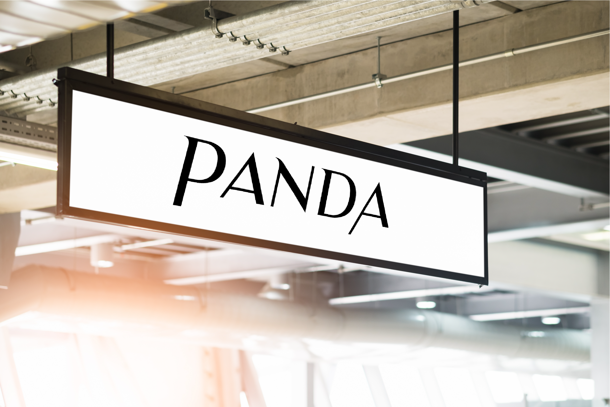 PANDAの看板風画像